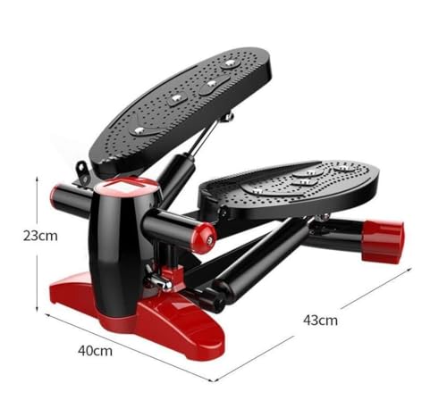 Image of Mini Fitness Stepper, Multi-Function Silent Stepper for Home, Office & Portable Foot Machine with High-Definition Display & U-Shaped Rear Hose