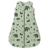 Looxii Saco de Dormir para Bebé de Invierno Algodón 2.5 TOG Cálido Manta Envolvente para Dormir con Cremallera Bidireccional para Bebes Niñas Niños 3-6 Meses