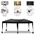 DOINUO 10x20 Black Pop Up Canopy Outdoor Party Tent with 6 Sidewalls, Wedding Party Tent Outdoor Waterproof UV50 Canopy Event Shelter Tents for Parties, 6 pcs Weight Bag,Carry Bag