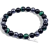 💎 Triple Protection Energy – Green Tiger Eye, Hematite & Obsidian work in harmony to shield you from negative energy and boost inner strength. 🎁 Perfect Gift Set – Comes with a soft velvet pouch and quote card, making it an ideal gift for birthdays, ...