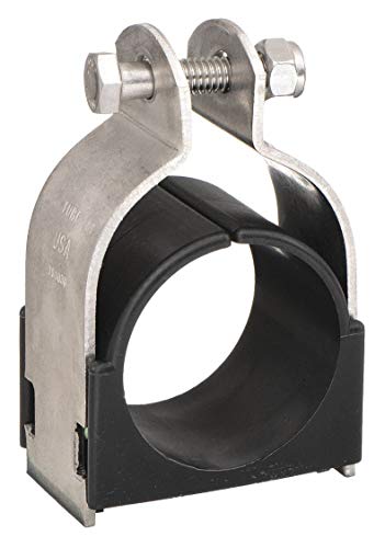ZSI 022NS026 Stainless Cushion Clamp, 1 3/8in Tube