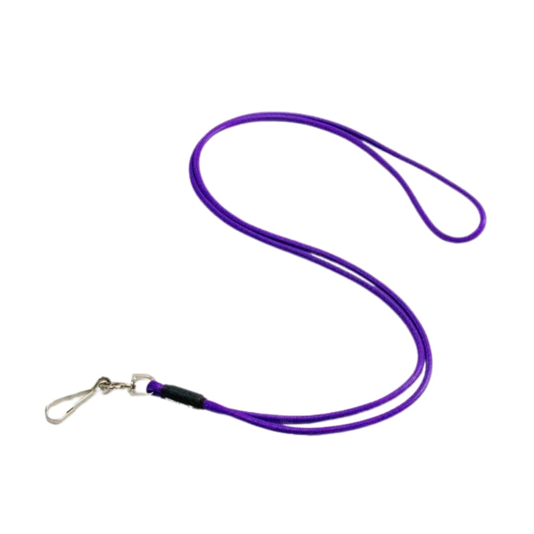 Dog & Field SIGNATURE DOG WHISTLE LANYARD – Lightweight, Stylish & Durable Whistle Lanyard for Dog Training – Comfortable Rubber Hardware – (Purple)