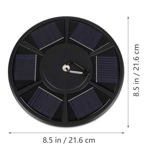 Lámpara solar para poste de bandera hecha de material abs resistente y 42 led de alta duración 2