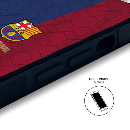 Funda iPhone 14 Pro Max FC Barcelona efecto 3D ligero y resistente 5