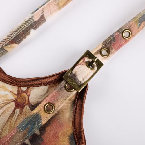 Image of Scarlet Darkness Corset Belt for Women Floral Renaissance Underbust Corset
