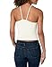 KENDALL + KYLIE Women's Crop Top with Asymmetric Straps, Vanilla Bean, L