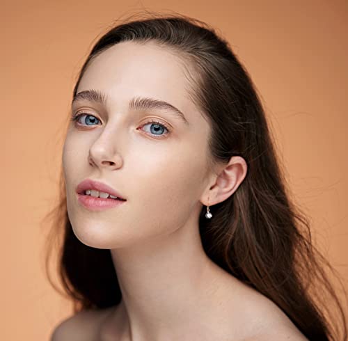 Luca Smith 14K Gold Filled Threader Earrings For Women, Lightweight Waterdrop Open Hoops, Hypoallergenic Gold Plated Earrings Fashion Jewelry For Women Girls #TOP6