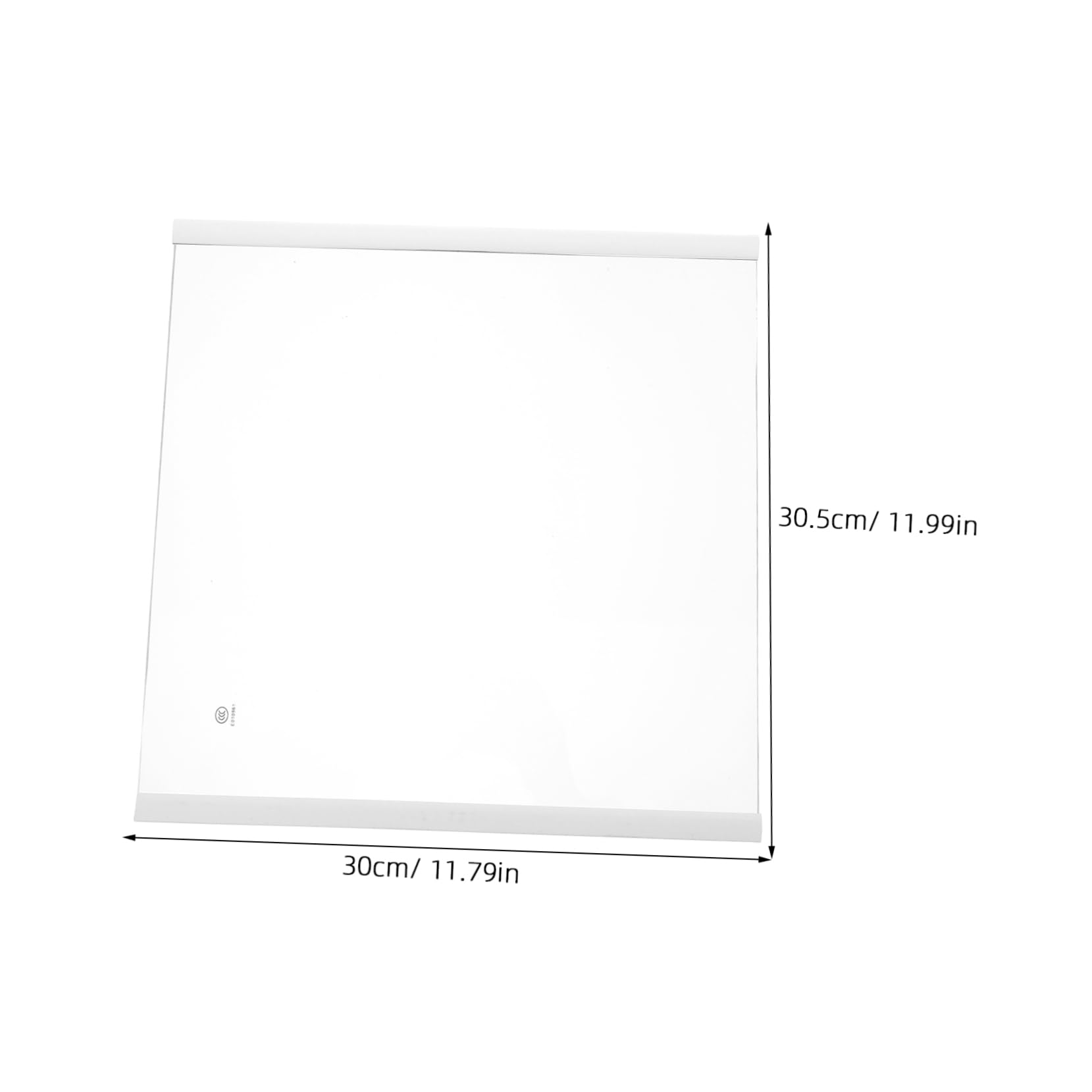 Kühlschrankglasregal Ersatzteil Aus Gehärtetem Glas 30.50 X 30.00 Cm Kühlschrank Glasplatte Für Frische Lebensmittel Trennwand Für Küche Und Zuhause Einfache Montage