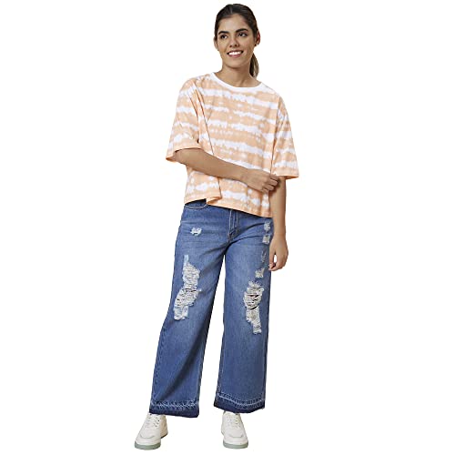 Image of Globus Women Blue Boyfriend Fit Mid-Rise Jeans