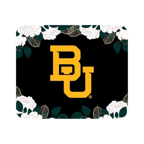 Mouse Pad, Fabric, Baylor University Standard/Floral White