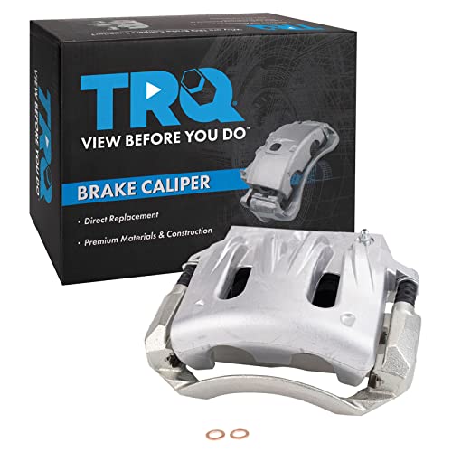 Image of TRQ Front Right Brake Caliper w /Bracket Passenger Side