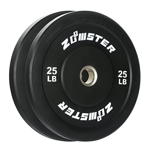 10 15 25Lb Bumper Plate Olympic Weight Plate Bumper Weight Plate With Steel Insert Strength Training Weight Lifting Plate / 100Lb Weight Set #TOP6