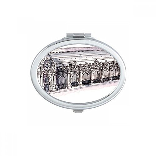 Miroir compact de poche ovale pour vos retouches - 2