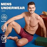 BAMBOO COOL Men's Ultra ComfortSoft Underwear, Moisture Wicking & Breathable No Ride Up Boxer Briefs with Fly, Multipack
