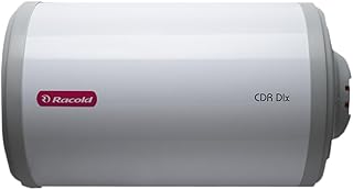 Racold CDR Dlx 15ltr Horizontal BEE 4 Star Storage Water Heater(Geyser) with Free Standard Installation & pipes || Rust Proof Body||Fits under false ceilings||Suitable- High-rise Buildings||