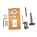 Charnière Jig Kit Kit Porte Forage Traves Puncheur Localisateur Outils de travail du bois 10pcs Outils de bricolage multifonctionnel