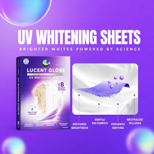 Image of Lucent Globe UV Whitening Laundry Sheets