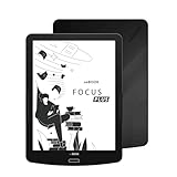 inkBOOK Focus Plus Schwarz – 7,8 Zoll E-Book Reader mit Augenfreundlichem 300 DPI Display, Beleuchtung & Android | Unterstützt, Onleihe, Skoobe, Nextory Apps | 32GB, Bluetooth, USB-C, Werbefrei
