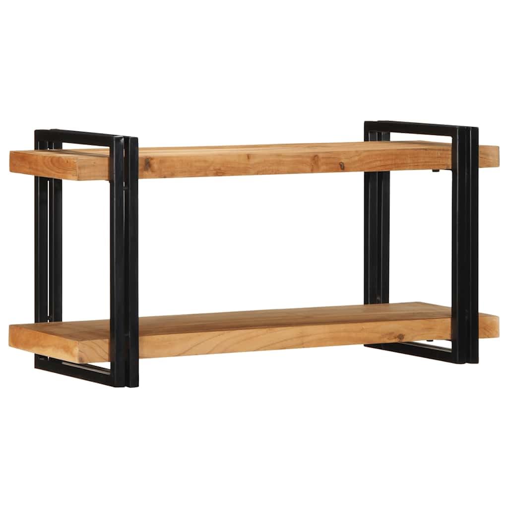 Hothingwell - Estantería de pared (90 x 33 x 45 cm), madera maciza de