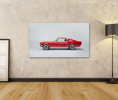 Tableau sur toile de qualité pour amateurs de voiture Mustang
