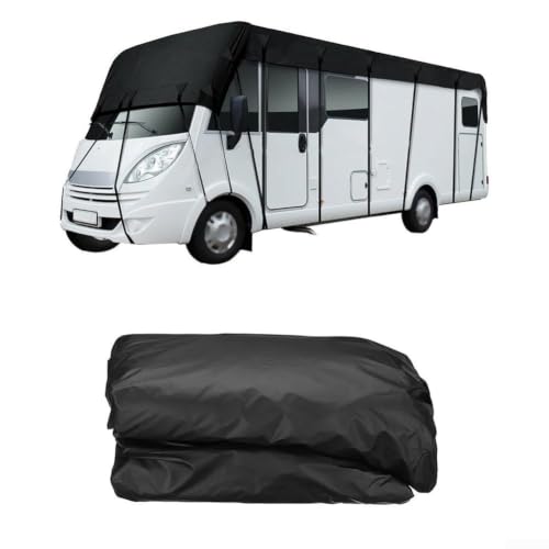 Cubierta de techo para autocaravana 8,5 x 3 m, lona impermeable 210D, protección contra nieve y lluvia (5–8 m)