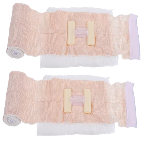 FRCOLOR 2pcs Disposible Emergency Trauma Dressing Hemostatic Bandage Compression First Aid for Outdoor Use -  410T21Y49E6302P