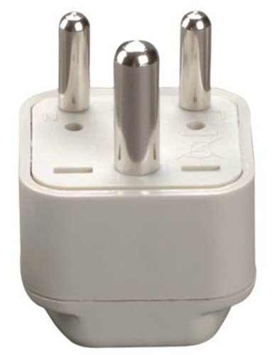 VCTVP 101 VP-101 Adapter for India Universal Plug, White