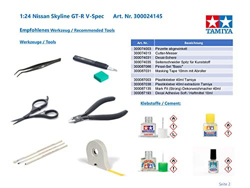 Image of Tamiya 1:24 Nissan Skyline GT R V Spec