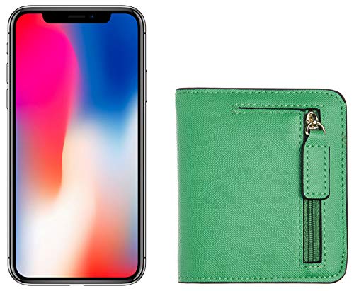 Toughergun Wallet Women Rfid Blocking Small Compact Bifold Luxury Leather Pocket Wallet Ladies Mini Purse with ID Window