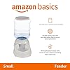 Amazon Basics Gravity Pet Food Feeder for Dogs and Cats, Small, 6-Pound Capacity, Gray #1