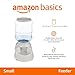 Amazon Basics Gravity Pet Food Feeder for Dogs and Cats, Small, 6-Pound Capacity, Gray