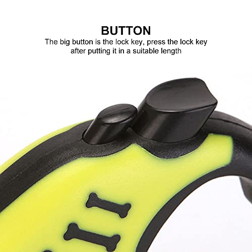 Fdrirect 1 peça de coleira para cães utilitário retrátil portátil automática telescópico durável cor