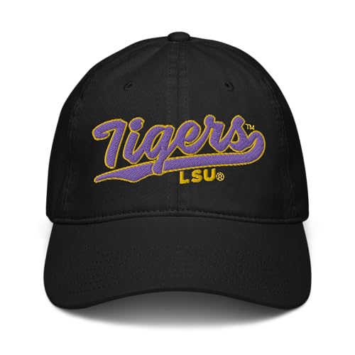 Gorra ajustable oficial LSU Tigers cursiva miniatura 2