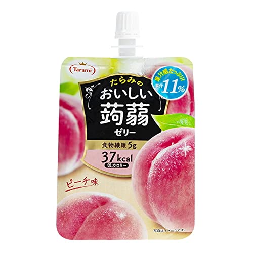 Oishii Jelly Pouch Sabor Durazno 5.3oz 3 piezas