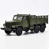 JBlaite Proportion 1:43 Druckguss Mehrzweck-Militär-LKW Modell Legierung Auto Modellauto Spielzeug Sammlung Display Geschenk Dekoration Modellauto (Color : Green, Size : 15cm*5cm*5cm)