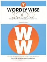 Wordly Wise 3000, Grade 7: Direct Academic Vocabulary Instruction 0838877079 Book Cover
