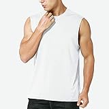 [Sudor Wicking y secado rápido] Camisa de tanque está hecha de 100% poliéster, que mantienen la forma después de repetir el lavado. camiseta sin mangas absorbe instantáneamente el sudor y controlar el olor desagradable. No te lo pierdas si te gusta el yoga, el entrenamiento, levantamiento de pesas o el culturismo muscular.