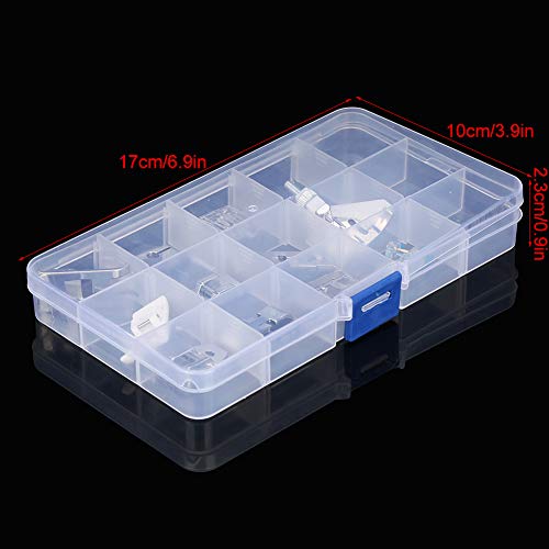 Set de 11 piezas de pies para máquina de coser miniatura 4