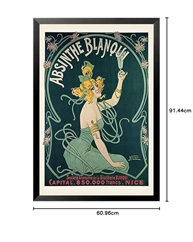 Affiche Absinthe Blanqui vintage pour créer une ambiance bistrot chic