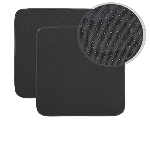 HUNAIGEE Waschbare Inkontinenz Sitzauflage wasserdichte Inkontinenz Stuhlauflage Inkontinenzunterlagen Stuhlunterlage für Inkontinenz 54X56cm 2er-Pack