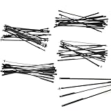 4 Inch Scroll Saw Blades Pin End 60pcs, with 15/15-90° /18/24 TPI Replacement Saw Blades for Dremel Moto-Saw MS20 MS20-01 MS51-01 MS52-01 MS53-01 and Other 4″ Scroll Saws