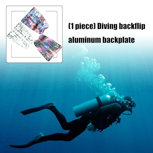 Placa trasera de aluminio para usos compartidos en escuelas y centros de buceo 2