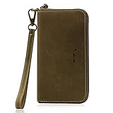☼ Contenido del envío: MANNA SmartWallet de piel de Nobuk, color marrón . Un Smartphone no está incluido en el envío.