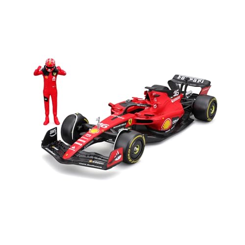 Sf-23 Charles Leclerc Nr 16 Stagione 2023 Formula 1 F1 - Scala 1/24 23Cm Modello Auto Con Figura Del Pilota Diecast Bburago 18-26809-55