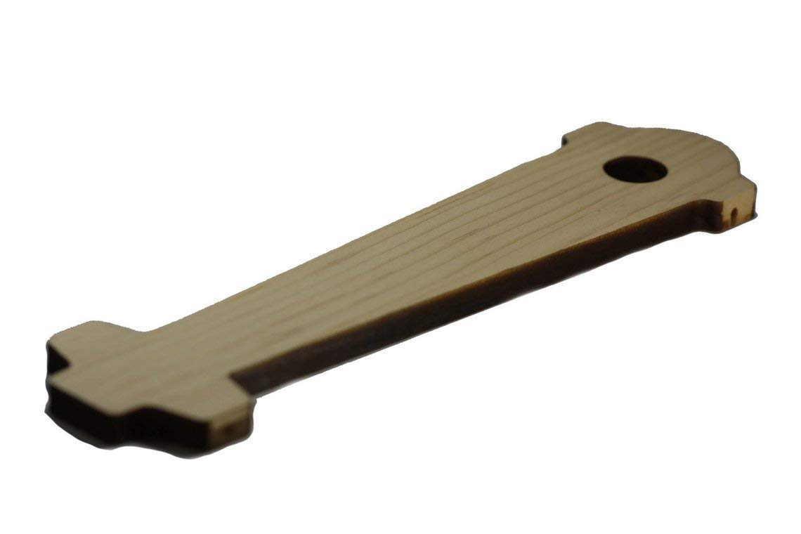 Car Body Kit - Extended Wide Wheel Base Only - Ghost for Pine Derby Wood Cars