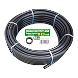 Jardibric - Tuyau d’Arrosage Enterré PE BD Ø 20 mm - Couronne 50 m - Pression 6 Bars