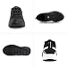 Hitmars Zapatillas Running Hombre Mujer con Cierre Giratorio BlancoNegro42 Imagen de Hitmars Zapatillas Running Hombre Mujer con Cierre Giratorio BlancoNegro42