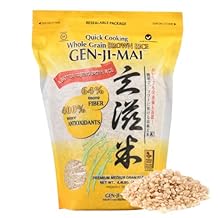 Quick Cooking Brown Rice Better Tasting Gen Ji Mai Whole Grain - Gluten-Free, 64% more Fiber, 400% more Antioxidants