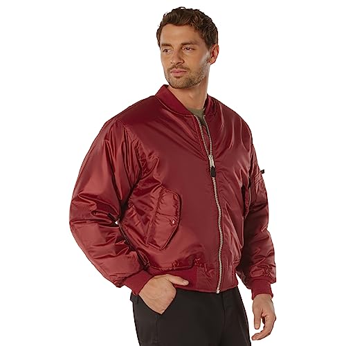 Rothco MA-1 Bomber Flight Jacket | Iconic Fighter Pilot Classic Casual Style Cold Weather Coat Zip-Up Windbreaker for Men product thumbnail 16