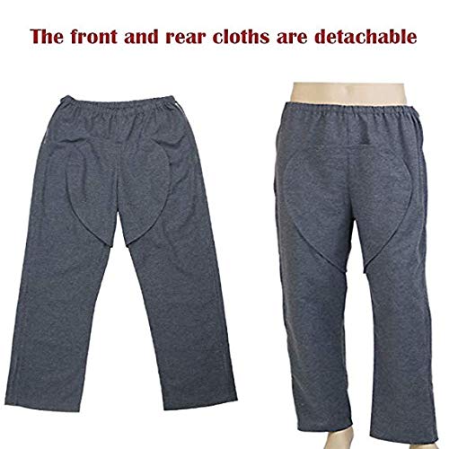 image for BIHIKI Patient Pants Clothing for Disability Elderly Surgery Patients,